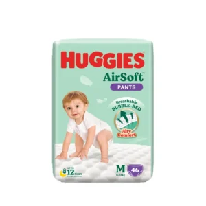 Huggies Airsoft Pants Baby Diaper (6-12kg) – M46