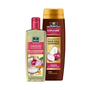 ONION BUNDLE – Parachute Advansed Onion Hair Growth Oil 200ml & Parachute Naturale Shampoo Onion Hair Fall Control 345ml