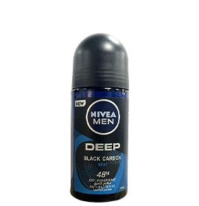 Nivea Man Deep Black Carbon Roll On – 50ml
