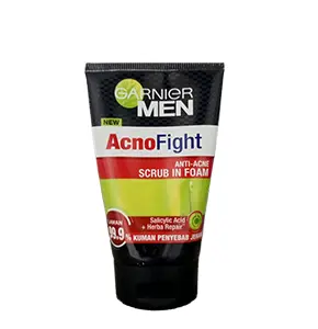 Garnier Men Acno Fight Anti-Acne Scrub In Foam – 100ml