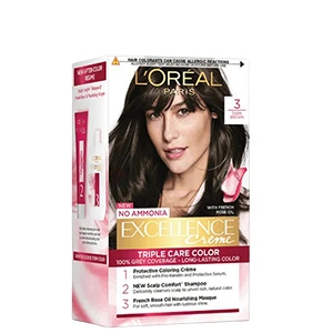 LOreal Excellence Hair Color 3 Dark Brown