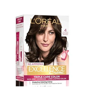 LOreal Paris Excellence Creme Hair Color No.4 Natural Brown