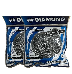 Diamond Stainless Steel Long Lasting Scourer (2pcs Bundle)