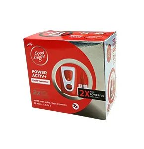 Godrej Good Knight Power Active + Liquid Vapouriser With Combo System – 45ml